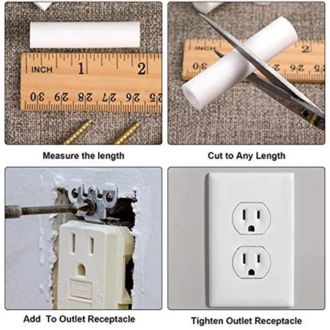 electrical box spacers|electrical outlet screw spacers.